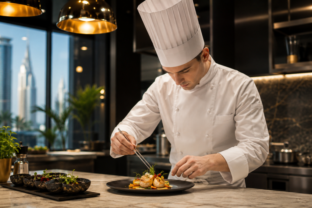 Hire a private chef in dubai
